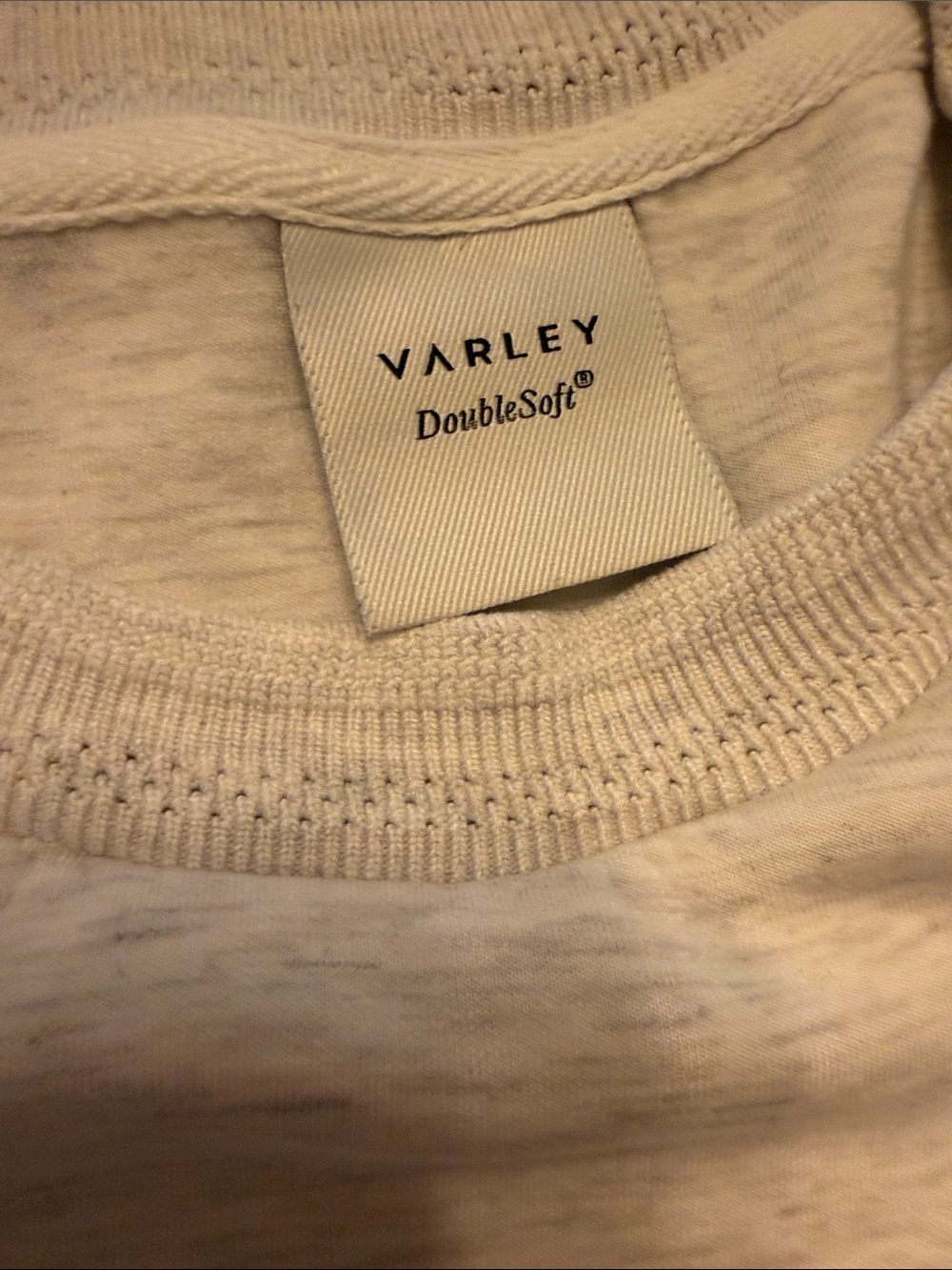 Varley Sleeveless Cropped Tank in Light Heather Gray - Picture 2 of 5